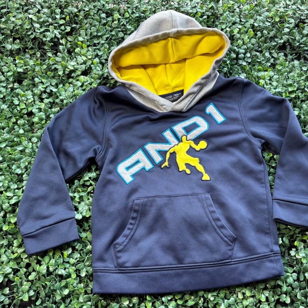 And1 Navy and Blue Hoodie
